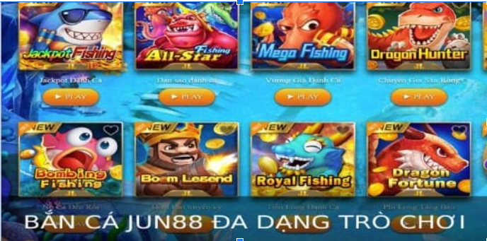 Game bắn cá hấp dẫn tại Casino online Jun88